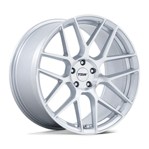 TSW TW002 LASARTHE, 17X8, 5X108, ET40, CB72.56, GLOSS SILVER MACHINED