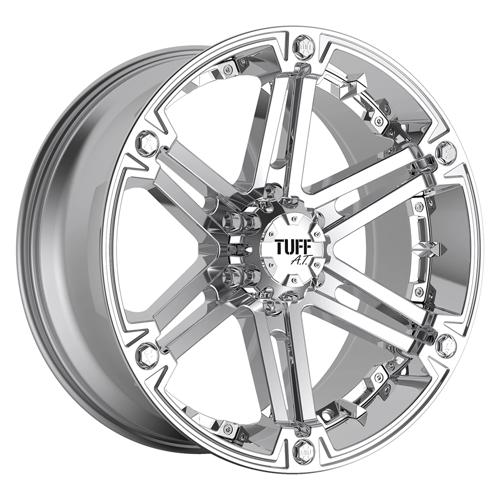 Tuff T01, 22X9.5, 5X127/5X139.7, ET15, CB78.1, CHROME
