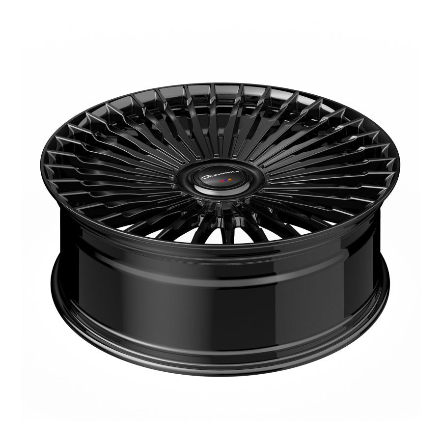 Giovanna Tulum, 22x10.5, 5x112/5x115, ET25, CB71.6, Gloss Black  - 2215MW25GOTUGB