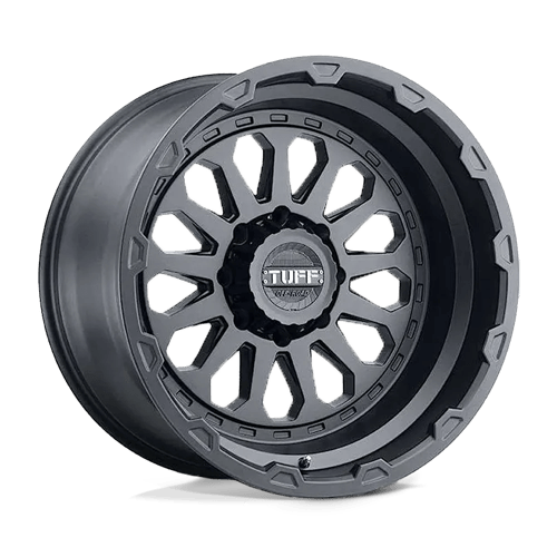 Tuff T3A, 20X9, 6X4.5, ET15, CB66.06, MATTE BLACK