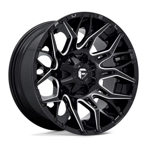 Fuel 1PC D769 TWITCH, 20X10, 6X135/6X139.7, ET-18, CB106.1, GLOSSY BLACK MILLED