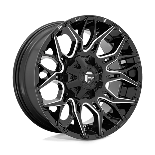 Fuel 1PC D769 TWITCH, 20X9, 5X139.7/5X150, ET1, CB110.1, GLOSSY BLACK MILLED