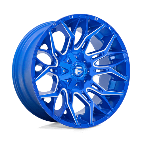 Fuel 1PC D770 TWITCH, 22X10, 8X170, ET-18, CB125.1, ANODIZED BLUE MILLED D77022001747