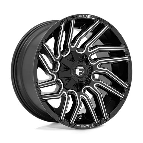 Fuel 1PC D773 TYPHOON, 20X10, 6X135/6X139.7, ET-18, CB106.1, GLOSS BLACK MILLED D77320009847