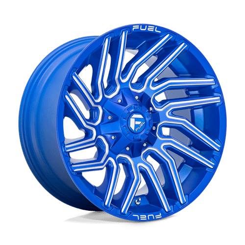 Fuel 1PC D774 TYPHOON, 20X10, 6X135/6X139.7, ET-18, CB106.1, ANODIZED BLUE MILLED