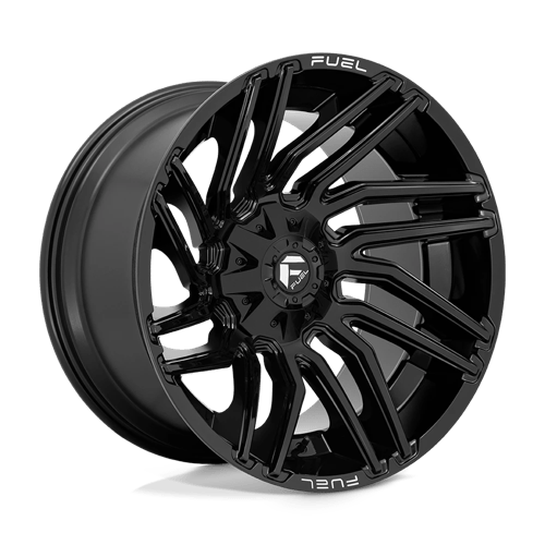 Fuel 1PC D776 TYPHOON, 22X12, 5X114.3/5X127, ET-44, CB78.1, GLOSS BLACK