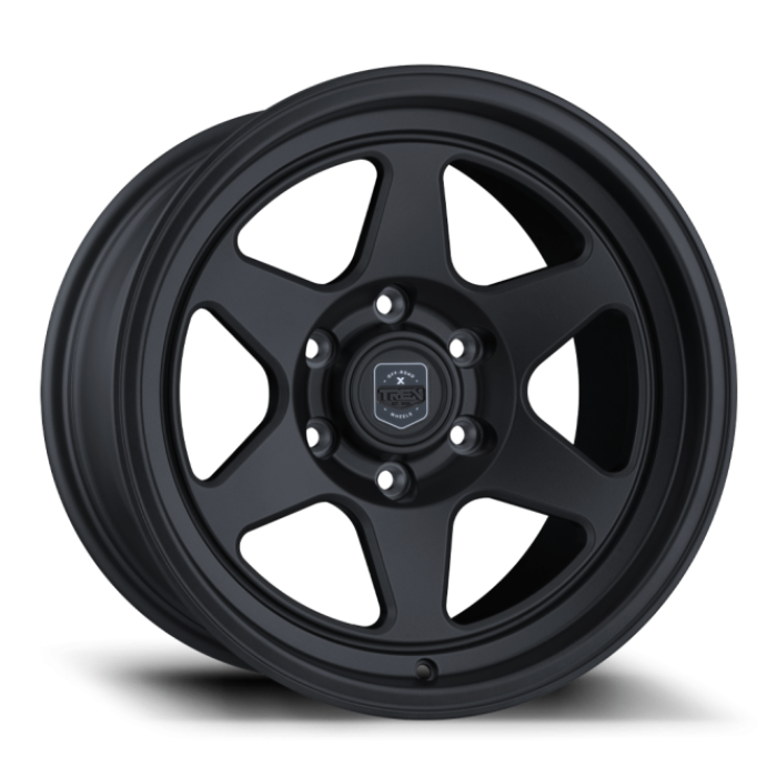 Trex T200, Flat Concave Profile, 17x8.5, 6x135, ET0, CB87.1, Matte Black
