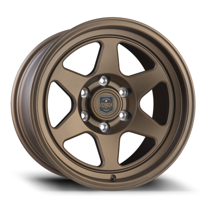 Trex T200, Flat Concave Profile, 17x8.5, 6x139.7, ET0, CB78.1 to 106.1, Matte Bronze
