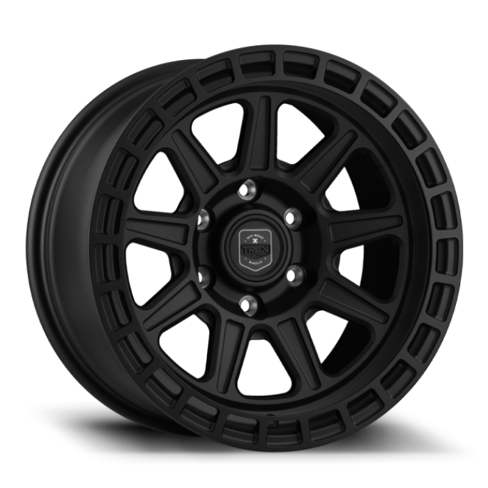 Trex T300, Flat Concave Profile, 17x8.5, 6x135, ET0, CB87.1, Matte Black