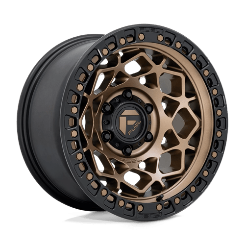 Fuel 1PC D785 UNIT, 17X9, 6X135, ET1, CB87.1, BRONZE W/ MATTE BLACK RING