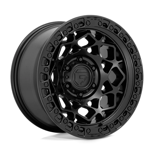 Fuel 1PC D786 UNIT, 17X9, 6X135, ET-12, CB87.1, MATTE BLACK W/ M-BLACK RING