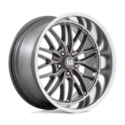 US Mag 1PC U139 SANTA CRUZ, 20X10, 5X120.65, ET6, CB72.56, ANTHRACITE W/ DIAMOND CUT LIP