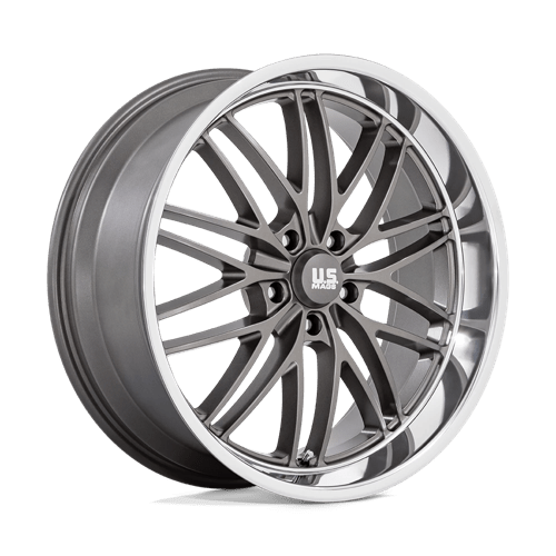 US Mag 1PC U139 SANTA CRUZ, 22X9, 5X127, ET15, CB78.1, ANTHRACITE W/ DIAMOND CUT LIP