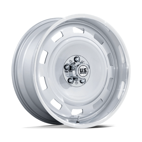 US Mag 1PC UC143 SCOTTSDALE, 22X9, 6X139.7, ET15, CB78.1, SILVER W/ DIAMOND CUT LIP