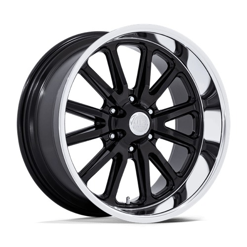 US Mag 1PC UC145 RAMBLER 6, 20X9.5, 6X139.7, ET1, CB106.1, GLOSS BLACK DIAMOND CUT LIP