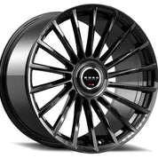 Koko Kuture URFA FF, Deep Profile, 22x10.5, 5x112, ET40, CB66.56, Gloss Black
