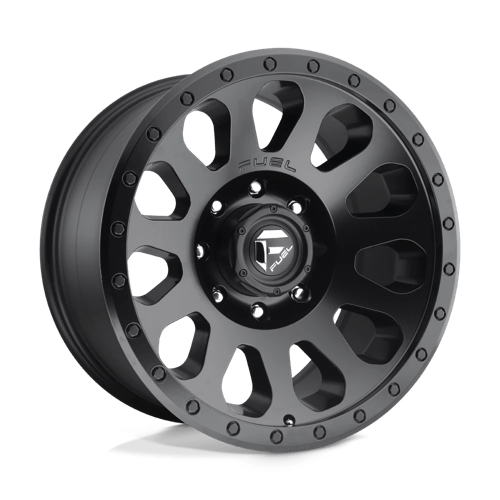 Fuel 1PC D579 VECTOR, 20X10, 8X170, ET-18, CB125.1, MATTE BLACK