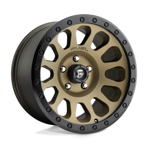 Fuel 1PC D600 VECTOR, 17X9, 6X139.7, ET-12, CB108, MATTE BRONZE BLACK BEAD RING