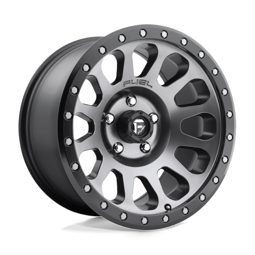 Fuel 1PC D601 VECTOR, 20X9, 5X150, ET1, CB110.1, MATTE GUNMETAL BLACK BEAD RING
