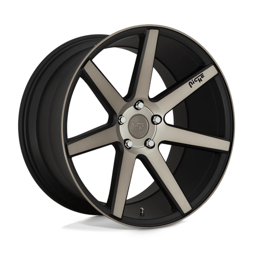 Niche 1PC M150 VERONA, 20X10, 5X120, ET40, CB72.6, MATTE BLACK MACHINED