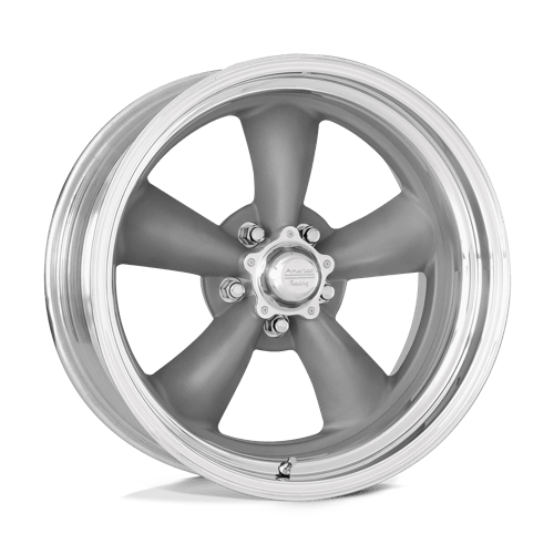 American Racing Vintage VN205 CLASSIC TORQ THRUST II, 18X8, 5X127, ET32, CB78.3, TORQ THRUST GRAY W/ POLISH LIP