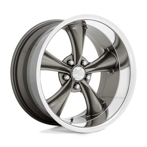 American Racing Vintage VN338 BOSS TT, 20X8.5, 5X120.65, ET2, CB72.56, GRAPHITE W/ DIAMOND CUT LIP