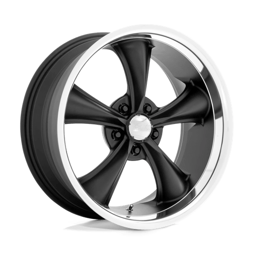 American Racing Vintage VN338 BOSS TT, 20X8.5, 5X114.3, ET2, CB72.56, TEXTURED BLACK DIAMOND CUT LIP