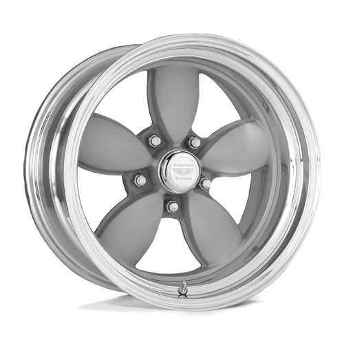 American Racing Vintage VN402 CLASSIC 200S, 15X7, 5X114.3, ET-6, CB83.06, TWO-PC MAG GRAY POLISH BARREL