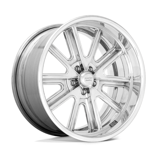 American Racing Vintage VN407 COBRA, 17X7, 5X114.3, ET38, CB76.5, TWO-PC POLISHED POLISH BARREL