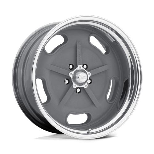 American Racing Vintage VN470 SALT FLAT, 15X7, 5X120.65, ET-13, CB83.1, MAG GRAY W/ POLISHED BARREL