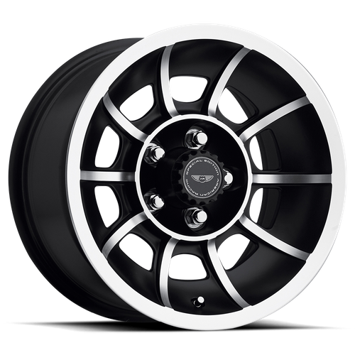 American Racing Vintage VN47 VECTOR, 15X7, 5X114.3, ET0, CB86, SATIN BLACK MACHINED