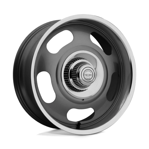 American Racing Vintage VN506 RALLY, 17X8, 5X120.65/5X127, ET0, CB78.1, MAG GRAY CENTER W/ POLISHED LP