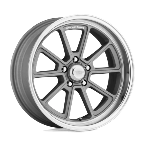 American Racing Vintage VN510 DRAFT, 20X10, 5X120.65, ET6, CB72.56, VINTAGE SILVER W/ DIAMOND LIP