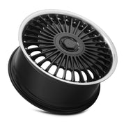MRR VP4, 19x8.5, 5x112, ET35, CB66.6, Black Machined Lip