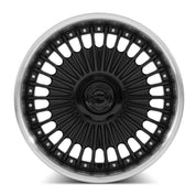 MRR VP4, 19x9.5, 5x112, ET25, CB66.6, Black Machined Lip