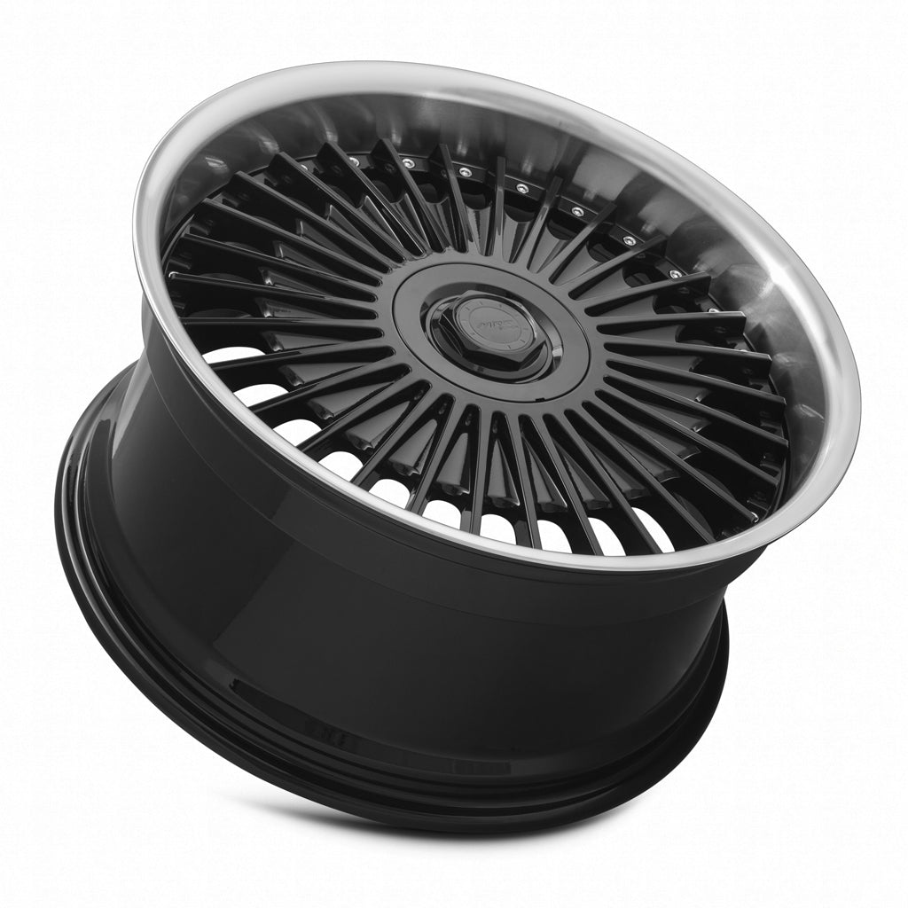 MRR VP4, 20x10, 5x108, ET40, CB73.1, Black Machined Lip