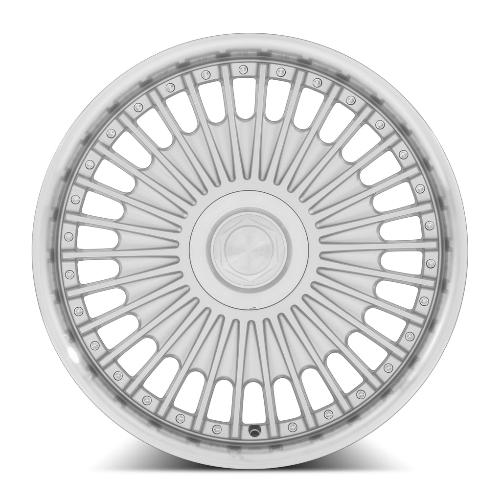MRR VP4, 20x8.5, 5x112, ET25, CB66.6, Silver Machined Lip