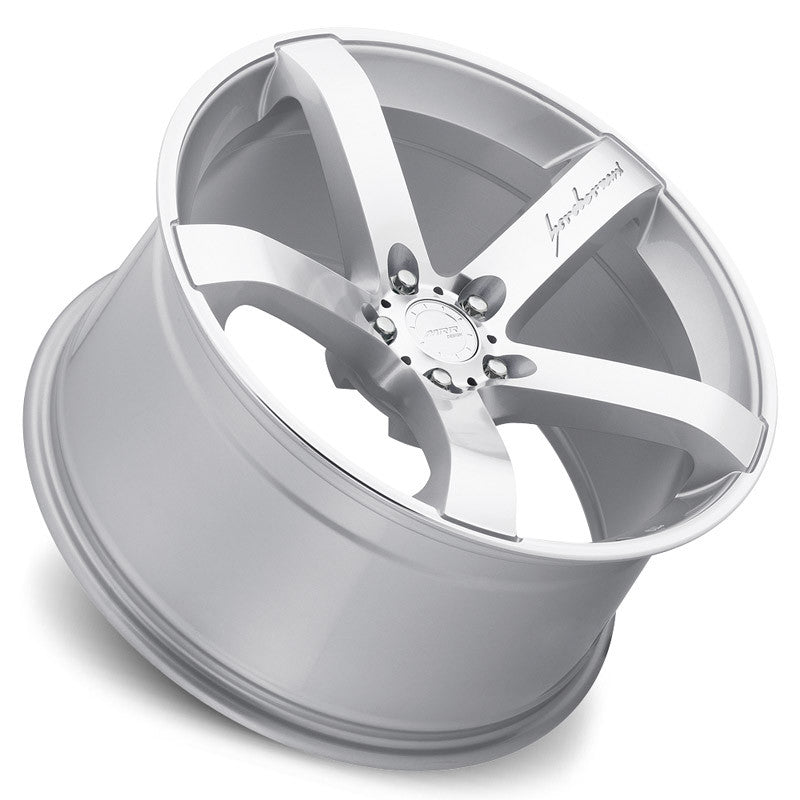 MRR VP5, 20x10.5, 5x114.3, ET40, CB73.1, Silver Machined Face