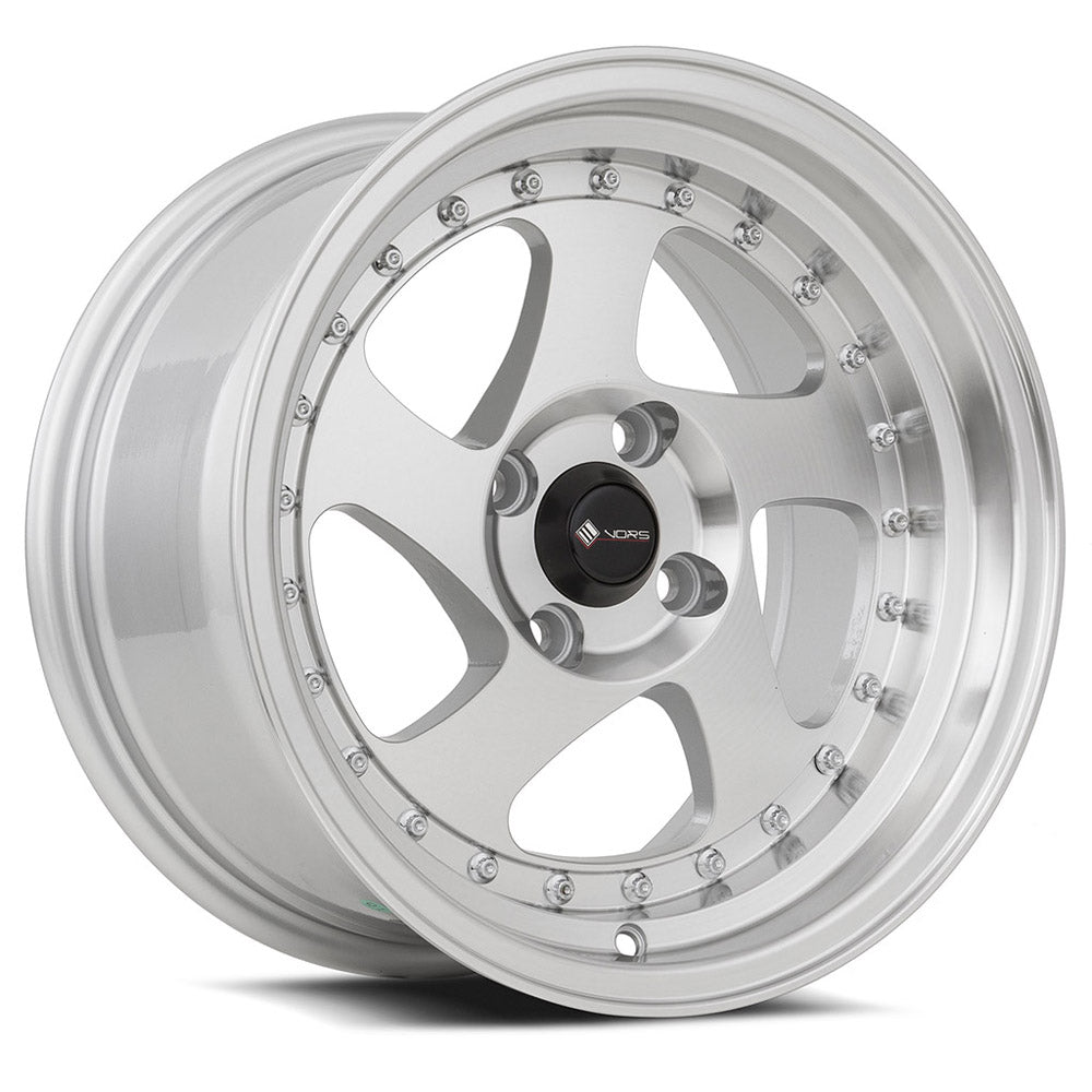Vors VR2, 15x8, 4x100, ET20, CB73.1, Silver Machined Face