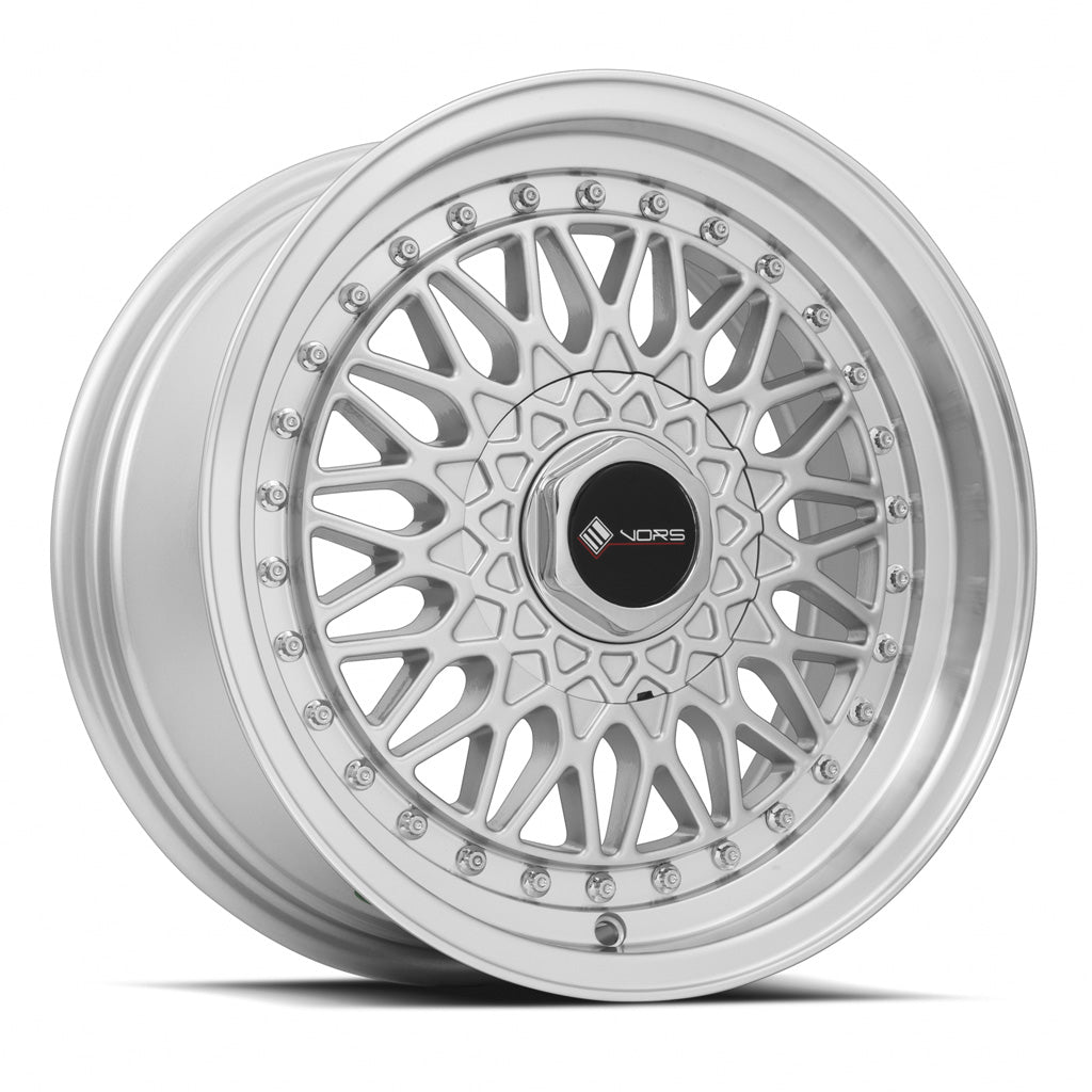 Vors VR3, 15x7, 4x98, ET32, CB73.1, Silver Machined Face