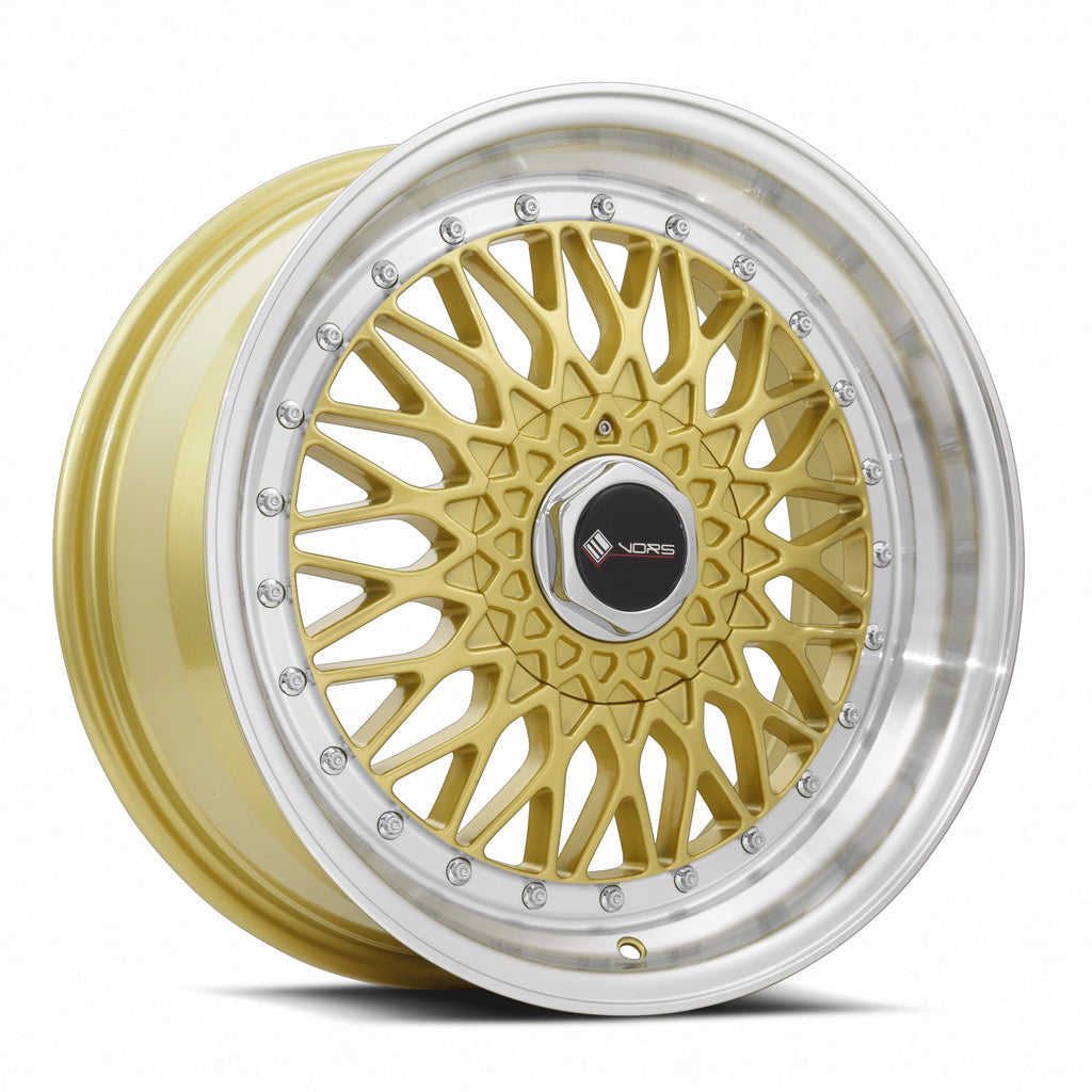 Vors VR3, 17x7.5, 4x100/4x114.3, ET33, CB73.1, Gold Machined Lip