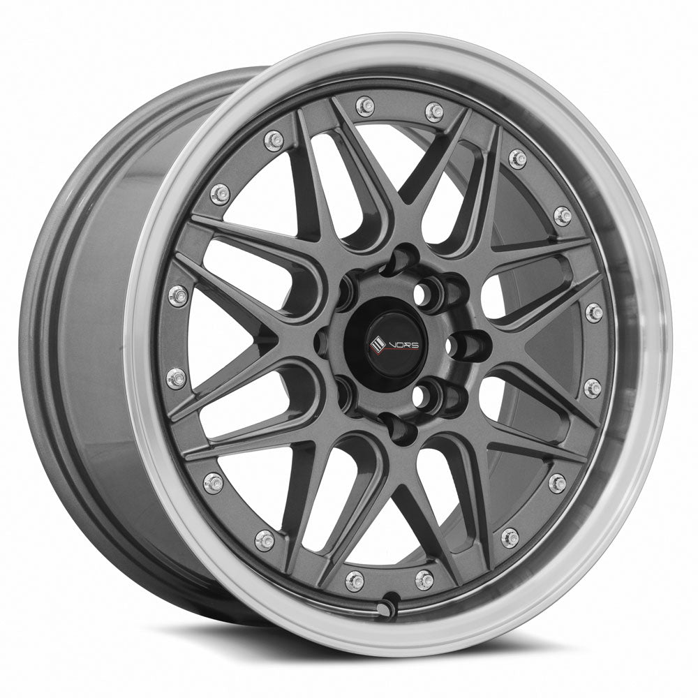 Vors VR7, 15x7, 4x100/4x114.3, ET35, CB73.1, Gun Metal Machine Lip