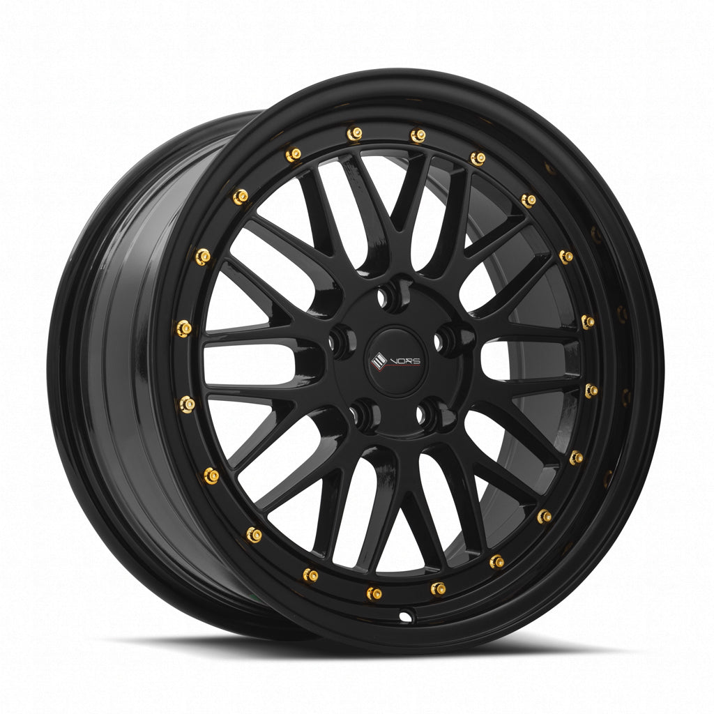 Vors VR8, 17x8, 5x108, ET35, CB73.1, Gloss Black
