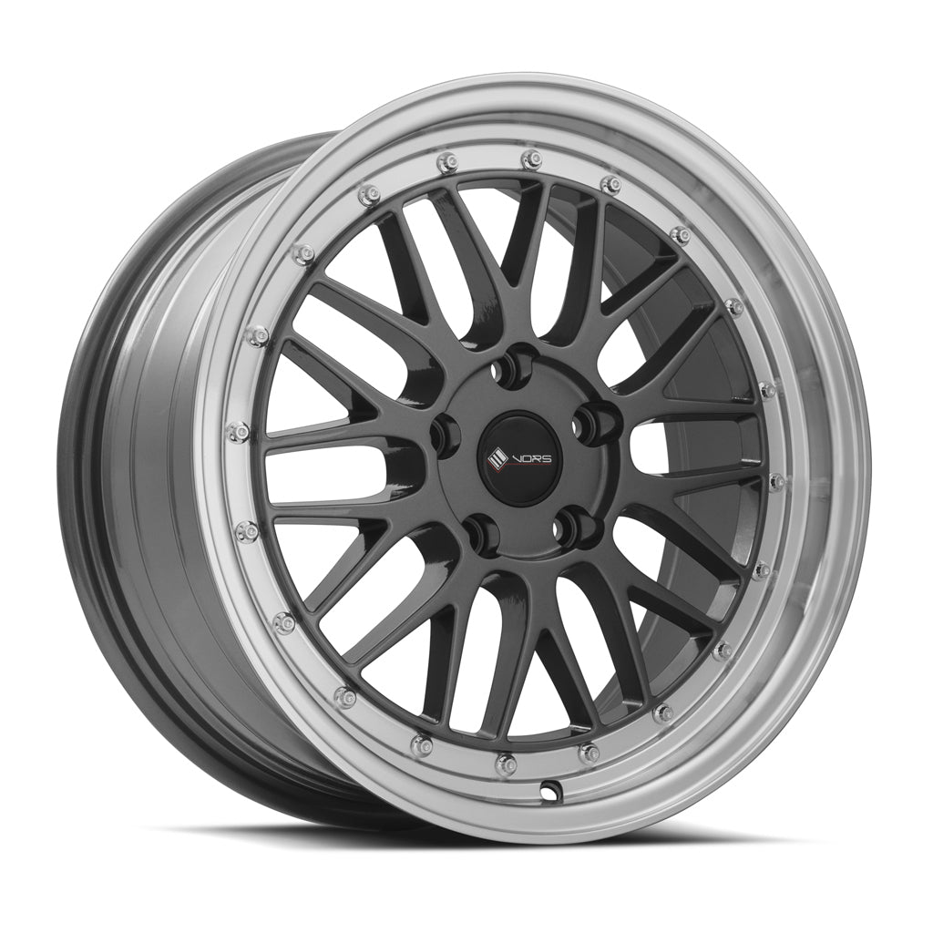 Vors VR8, 17x8, 5x112, ET35, CB73.1, Hyper Black Machined Lip