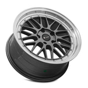 Vors VR8, 17x8, 4x98 to 4x114.3, ET35, CB73.1, Hyper Black Machined Lip