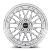 Vors VR8, 17x8, 4x98 to 4x114.3, ET35, CB73.1, Silver Machined Lip