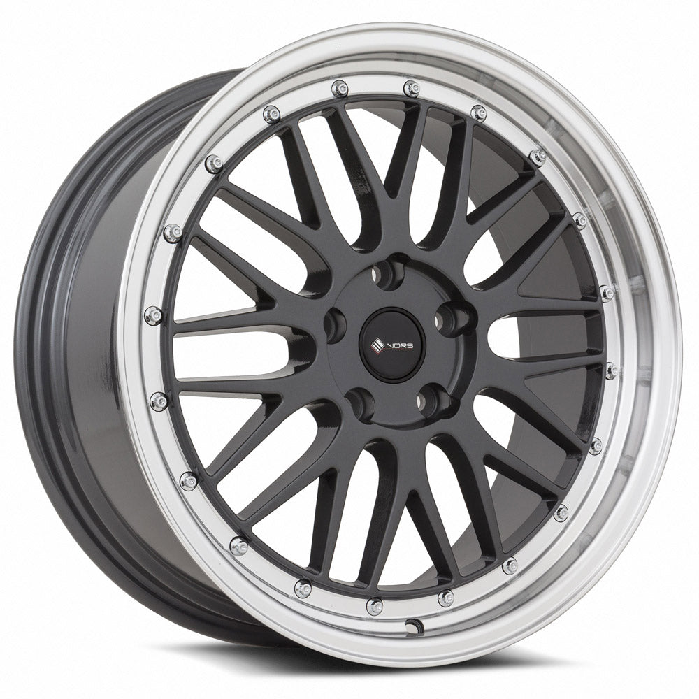Vors VR8, 18x8, 5x120, ET35, CB73.1, Hyper Black Machined Lip