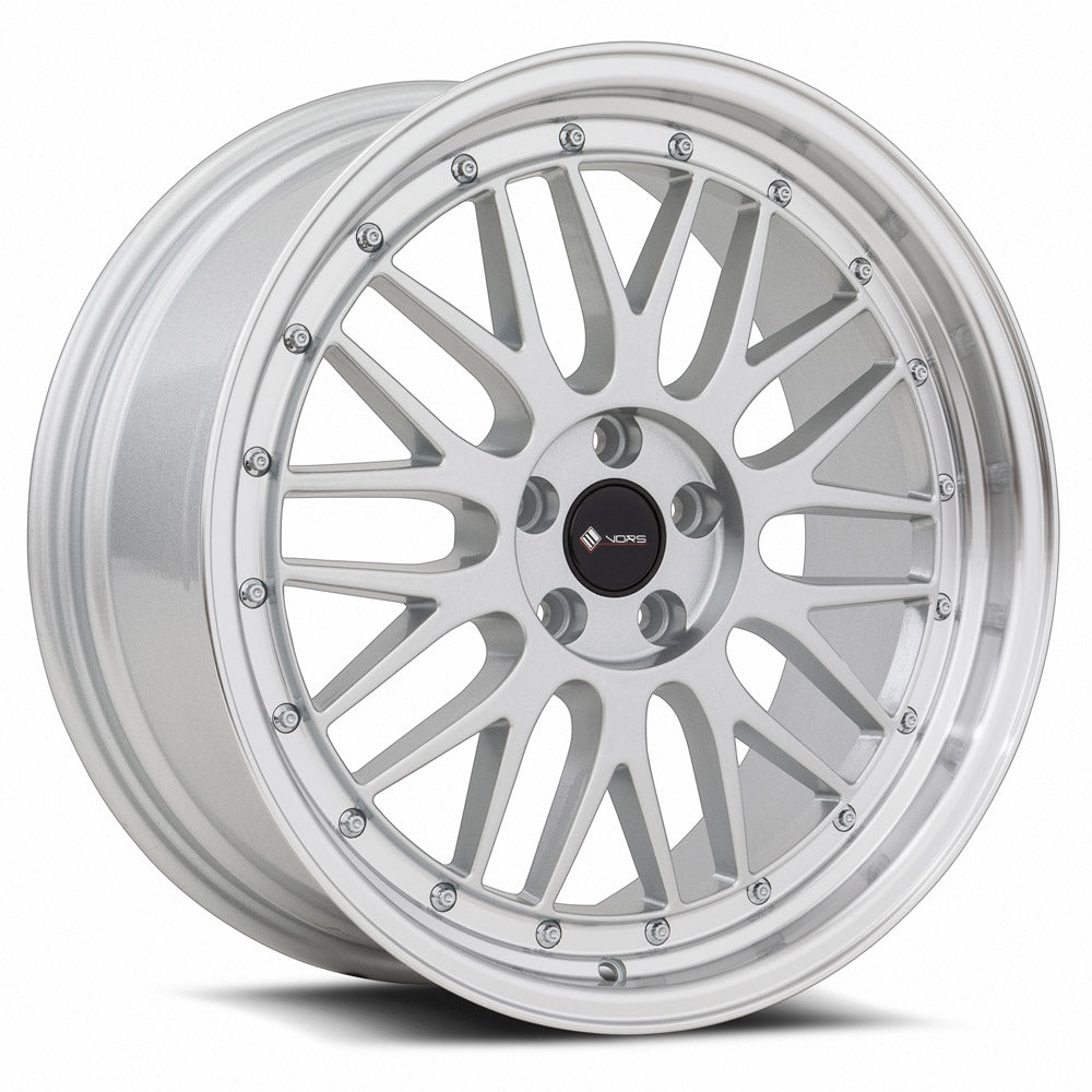 Vors VR8, 18x8, 5x120, ET35, CB73.1, Silver Machined Lip