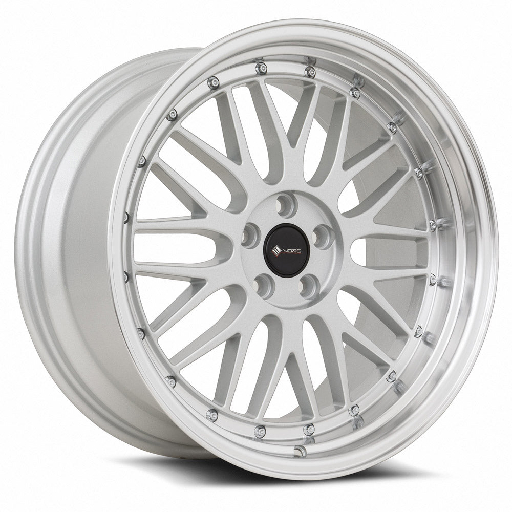 Vors VR8, 18x9, 5x112, ET35, CB73.1, Silver Machined Lip