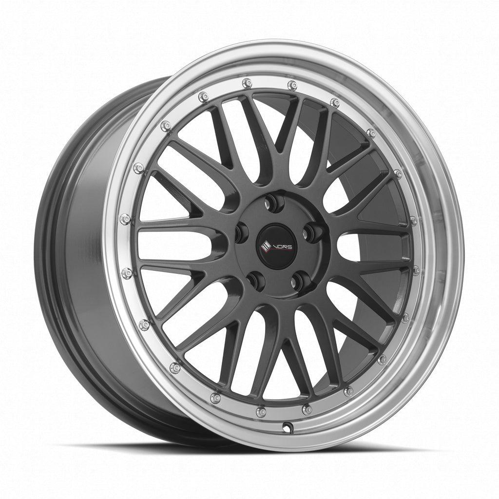 Vors VR8, 19x8.5, 5x108, ET35, CB73.1, Hyper Black Machined Lip
